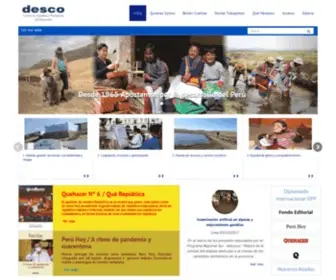 Desco.org.pe(DESCO) Screenshot