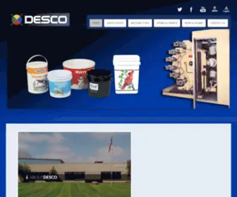 Descoequipment.com(Desco Machine Company) Screenshot