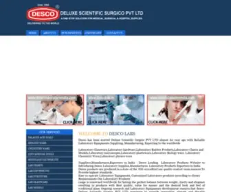 Descolab.com(Laboratory Equipments) Screenshot