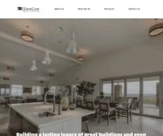 Descorbuilders.com(DesCor Builders) Screenshot