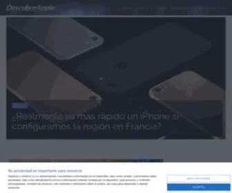 Descubreapple.com(Apple, Mac, iPhone, iPad) Screenshot