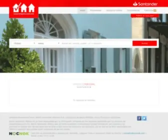 Descubretucasa.com.mx(Santander) Screenshot