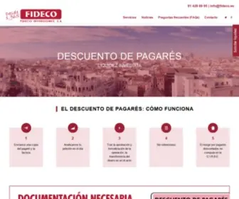 Descuentodepagares.net(Descuento de pagarés) Screenshot