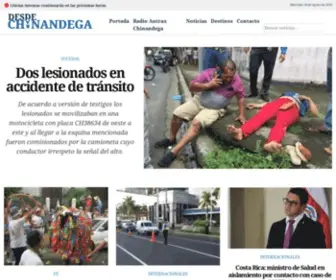 Desdechinandega.com(En portada) Screenshot