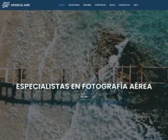 Desdeelaire.net(Vídeo fotografía aérea profesional drones) Screenshot