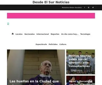 Desdeelsurnoticias.com.ar(Desde El Sur Noticias) Screenshot