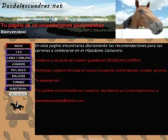 Desdelascuadras.net(PAGINA OFICIAL) Screenshot