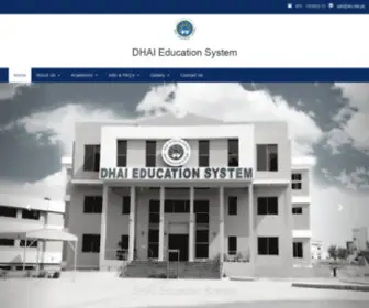 Des.edu.pk(Rise to Excellence DHAI Education System) Screenshot