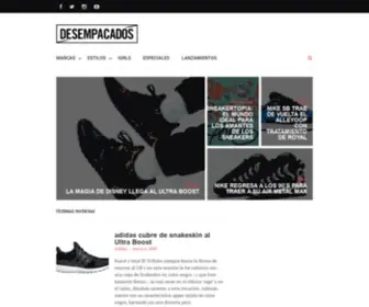 Desempacados.com(Footwear, that's all Desempacados) Screenshot