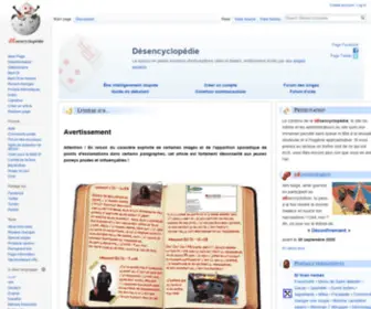 Desencyclopedie.com(Désencyclopédie) Screenshot