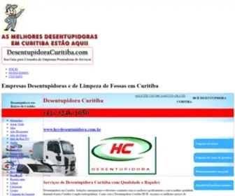 Desentupidoracuritiba.com(Desentupidora CuritibaMelhores Desentupidoras em Curitiba) Screenshot