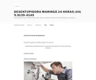 Desentupidoramaringa.com(Desentupidora em Maringá) Screenshot