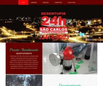 Desentupidorasaocarlos.com.br(Vídeo inspeção) Screenshot