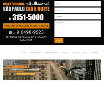 Desentupidorasaopaulo.com(Desentupidora São Paulo desentupimento) Screenshot