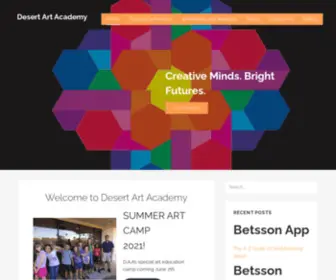 Desertartacademy.com(Desert Art Academy) Screenshot