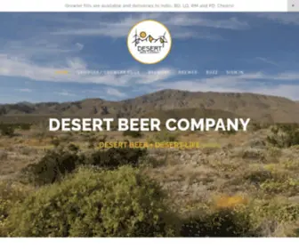 Desertbeercompany.com(Desert Beer Co) Screenshot