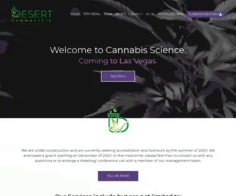 Desertcannalytix.com(Desert Cannalytix) Screenshot