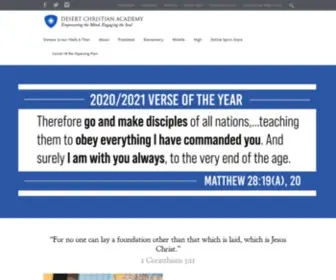 Desertchristianacademy.org(Empowering the Mind) Screenshot