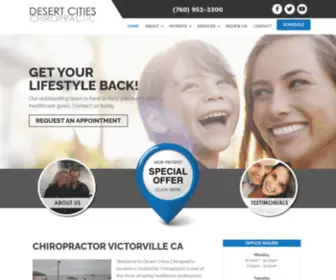 Desertcitieschiropractic.com(New Patient Special) Screenshot