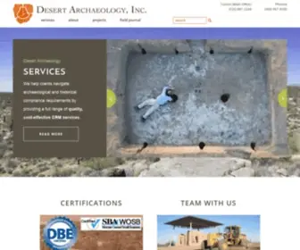 Desert.com(Desert Archaeology) Screenshot