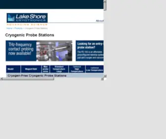 Desertcryo.com(Lake shore) Screenshot