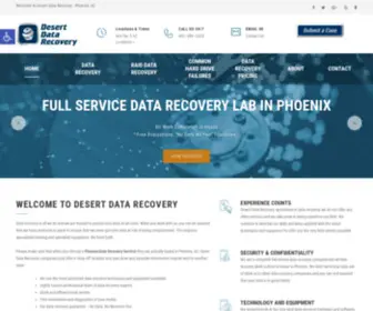 Desertdatarecovery.com(Data Recovery Service in Phoenix) Screenshot