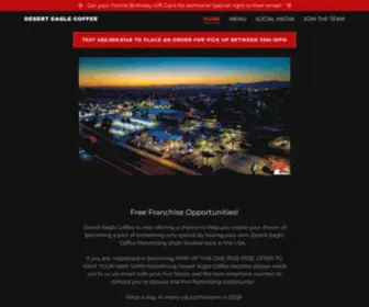Deserteaglecoffee.com(The Grounds) Screenshot