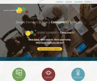 Desertelements.com(Desert Elements) Screenshot