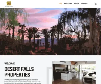 Desertfallsproperties.com(Real Estate Brokers Palm Desert CA) Screenshot