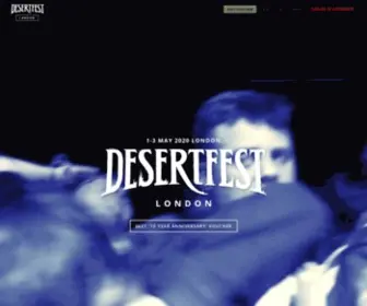 Desertfest.co.uk(London) Screenshot