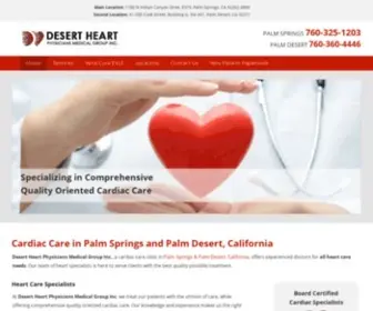 Desertheartphysicians.com(Cardiac Care) Screenshot