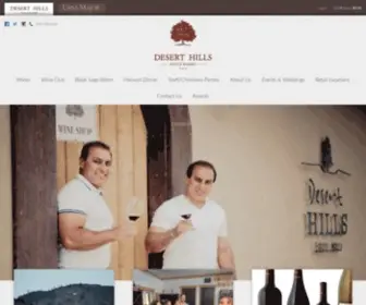 Deserthills.ca(Desert Hills Estate Winery) Screenshot