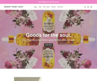 Deserthoneyshop.com(Natural Skincare and Self Care Products) Screenshot