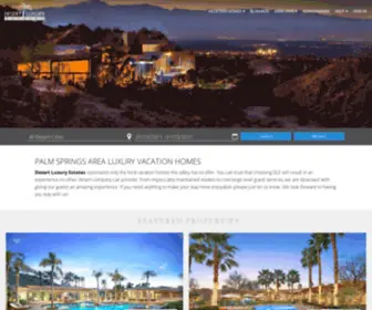 Desertluxuryestates.com(Palm Springs Vacation Rentals) Screenshot