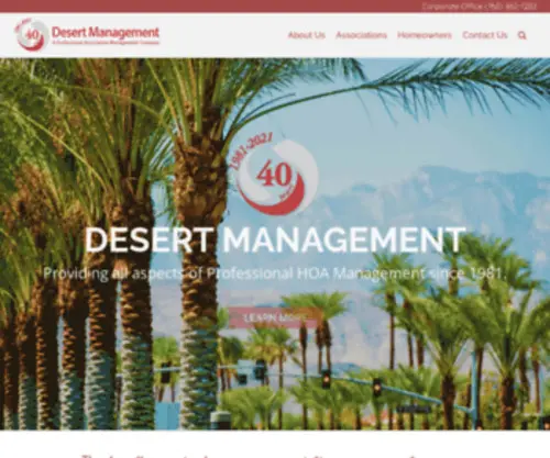 Desertmanagement.com(Desert Management) Screenshot