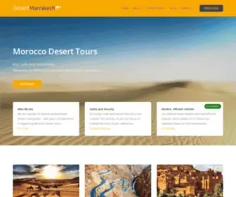Desertmarrakech.com(Morocco Desert Tours & Excursions from Marrakech) Screenshot