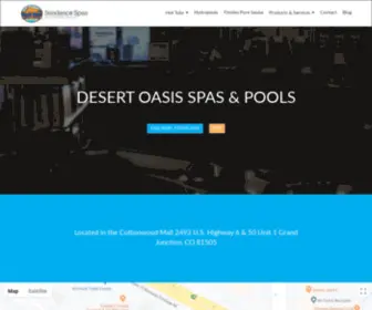 Desertoasisspasandpools.com(Desert Oasis Spas & Pools) Screenshot