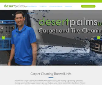 Desertpalmsnm.com(Desert Palms Carpet Cleaning in Roswell) Screenshot