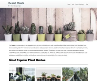 Desertplantguide.com(Best Landscaping Options For Those Living in Dry Climates) Screenshot