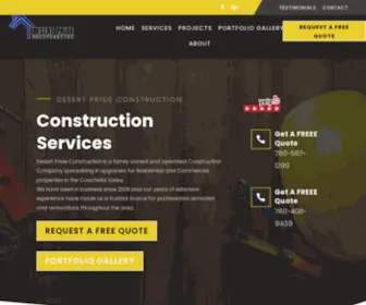 Desertprideconstruction.com(Desert Pride Construction) Screenshot