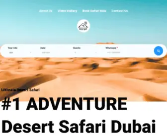 Desertraja.com(The #1 ADVENTURE Desert Safari Dubai) Screenshot