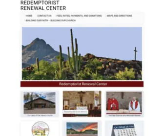 Desertrenewal.org(Redemptorist renewal center) Screenshot