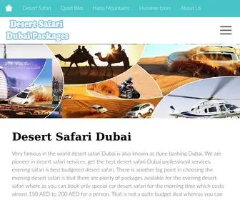 Desertsafaridubaipackages.com(40% Discount Desert Safari Package) Screenshot