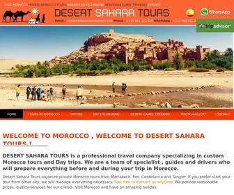 Desertsaharatours.com(Desert Sahara Tours) Screenshot