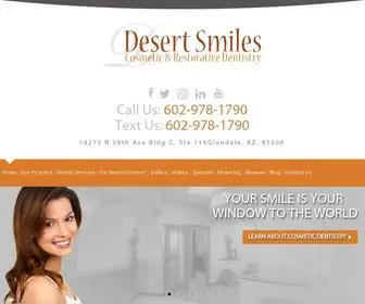 Desertsmiles.com(Desert Smiles) Screenshot