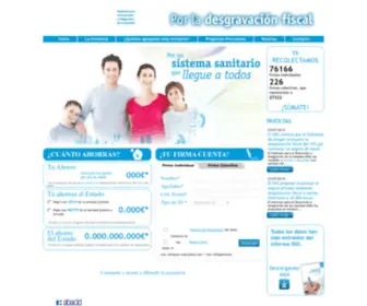 Desgravacionfiscalsanitaria.org(Informasi Terunik) Screenshot