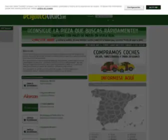 Desguacescoches.net(Desguaces de coches online clasificados por provincias y localidades) Screenshot