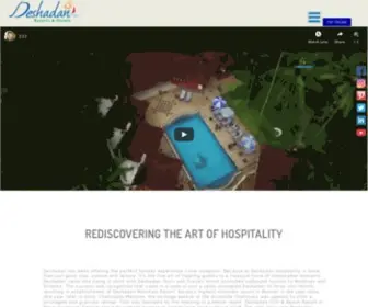 Deshadan.com(Deshadan Resorts & Hotels) Screenshot