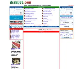 Deshijob.com(A Leading Job site in Bangladesh) Screenshot