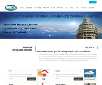 Deshinsurancebd.com(Insuring Your Trust) Screenshot